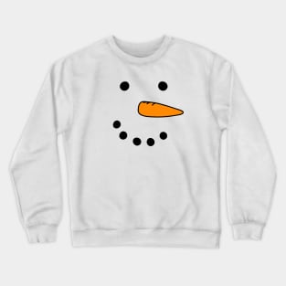 Cute Doodle Snowman Face, made by EndlessEmporium Crewneck Sweatshirt